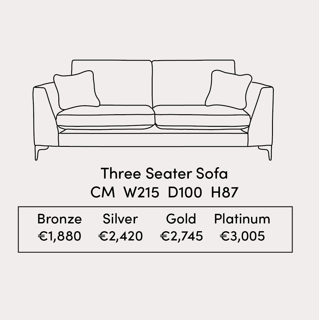 Baltimore 3 Seater Sofa