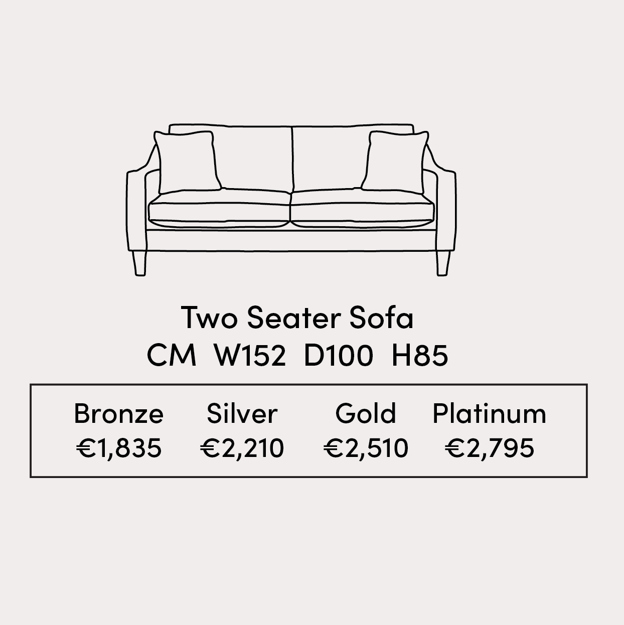 Heidi 2 Seater Sofa