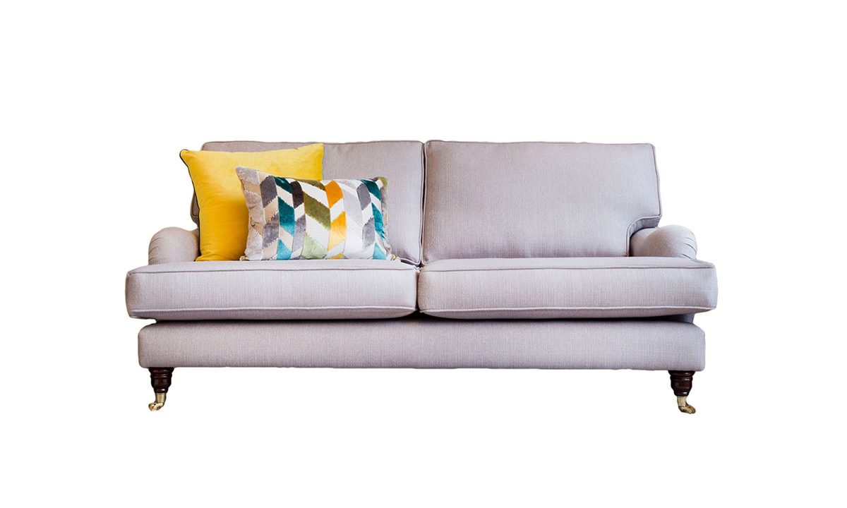 Holmes 3 Seater Sofa Aosta Grey