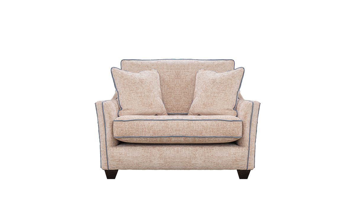 Iris Love Seat Sofa in Schino Blush - 406323
