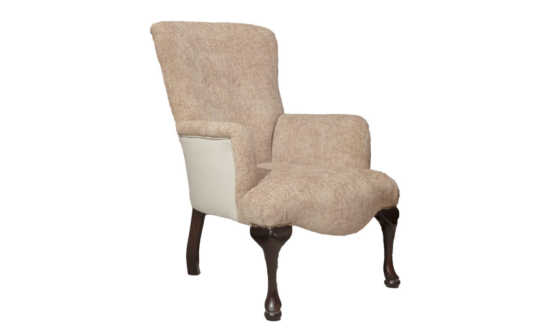 Aisling Chair in Schino Blush, Gold Collection Fabric