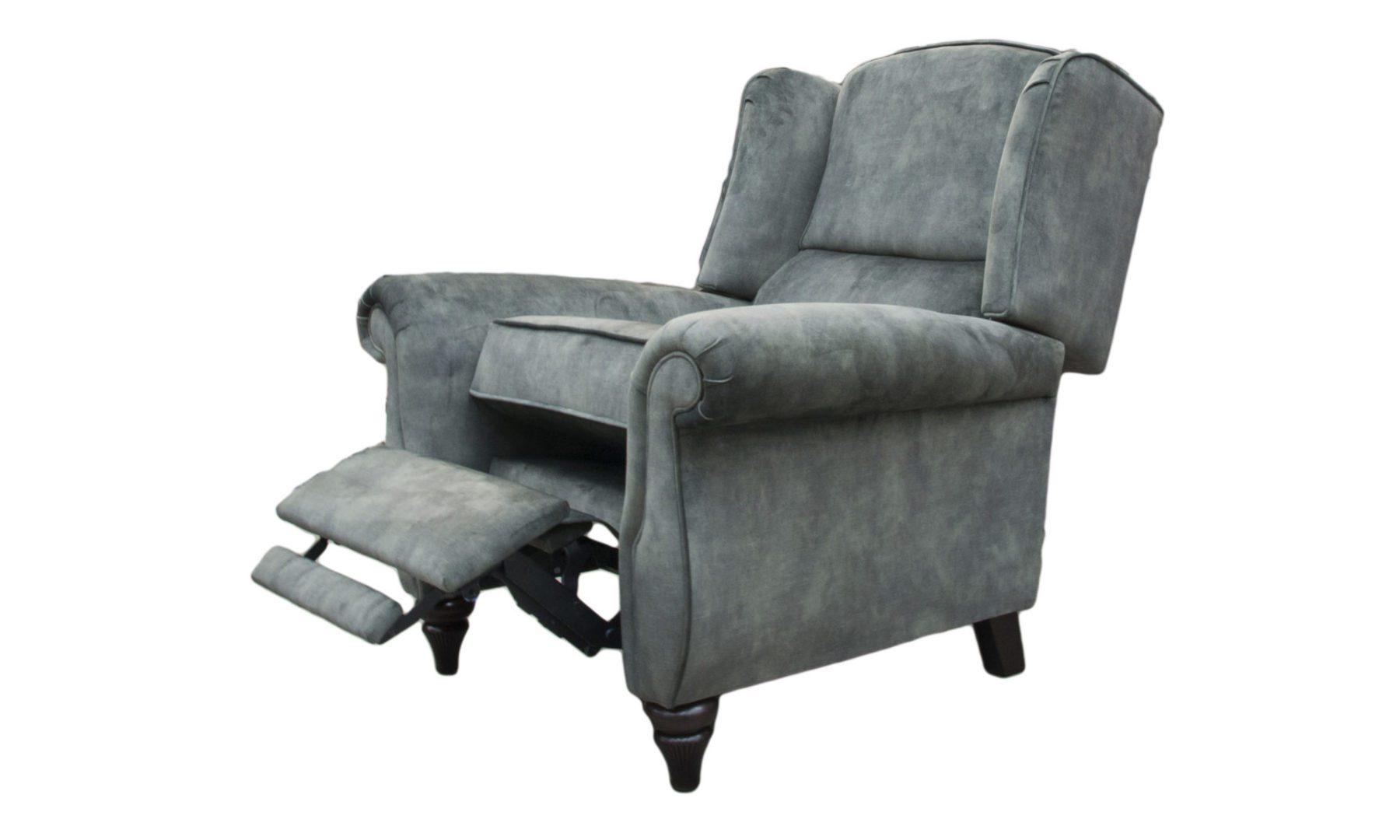 Greville Recliner Chair in Lovely Jade, Gold Collection Fabric