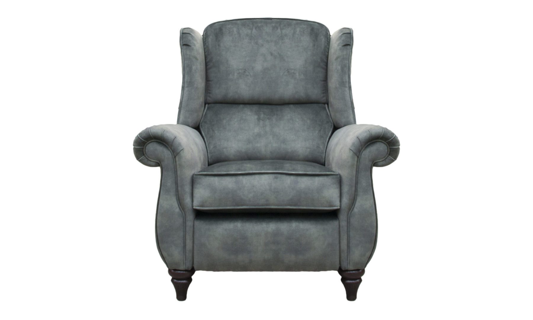 Greville Recliner Chair in Lovely Jade, Gold Collection Fabric