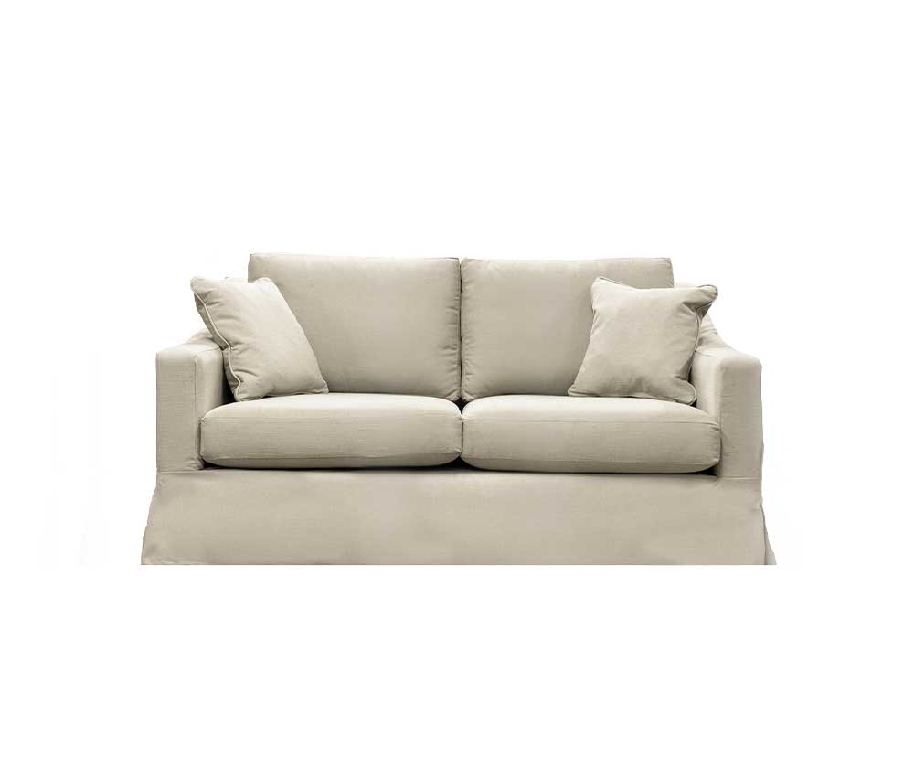 Loose Cover Fabric Hannah 2 Seater Loose Cover in Antwerp Cream