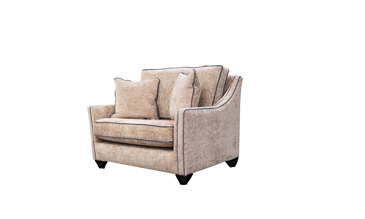 Iris Love Seat Sofa in Schino Blush - 406323