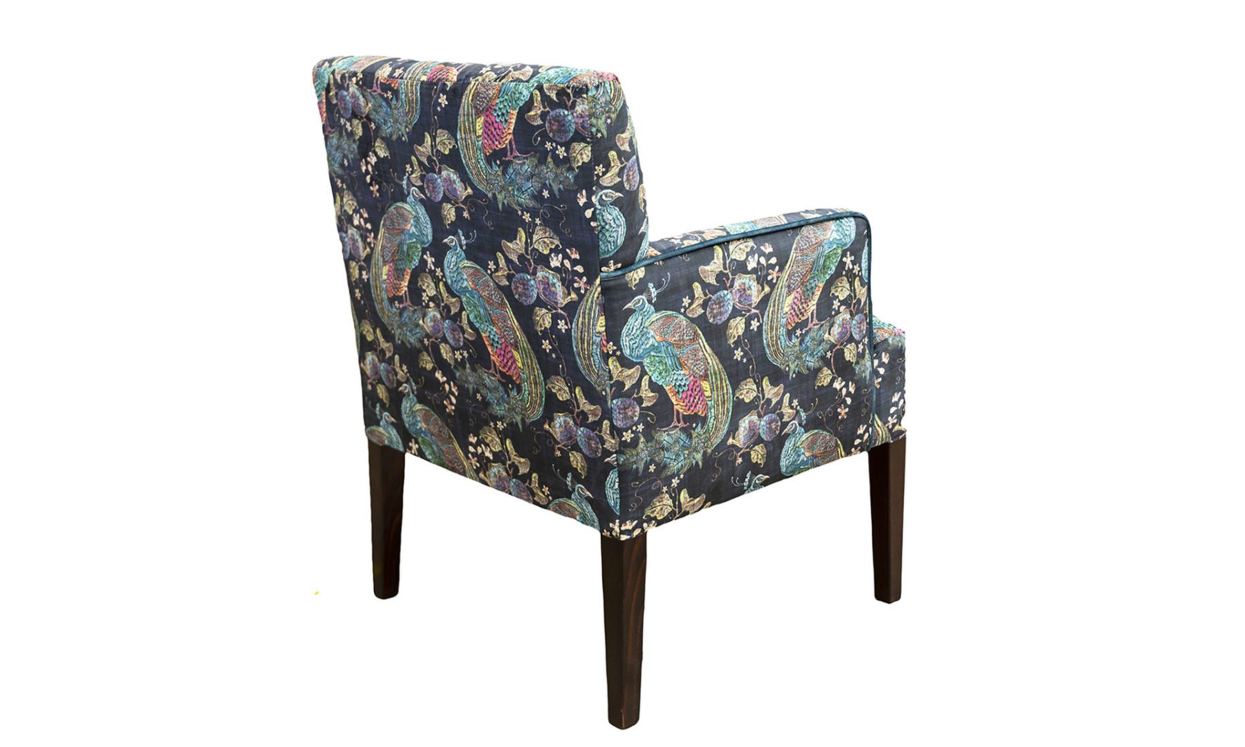 Lisa Chair in Peacock Navy, Platinum Collection Fabric - 405860