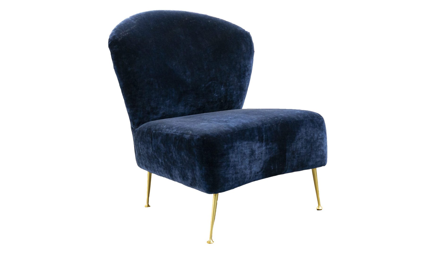 Philly Chair in Boulder Navy, Platinum Collection Fabric