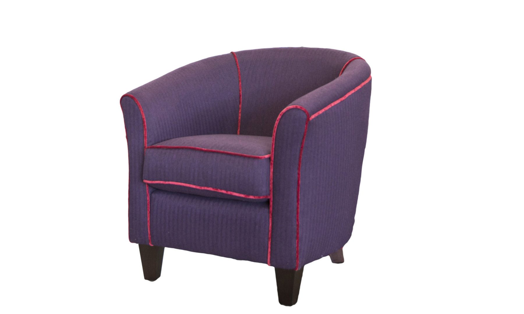 Tub Chair in JBrown Col6 Plum