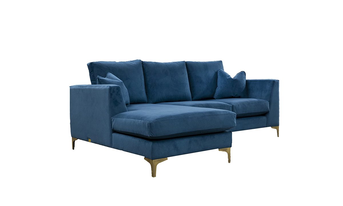 Baltimore 2 Seater Longer Sofa in Plush Teal - 518102