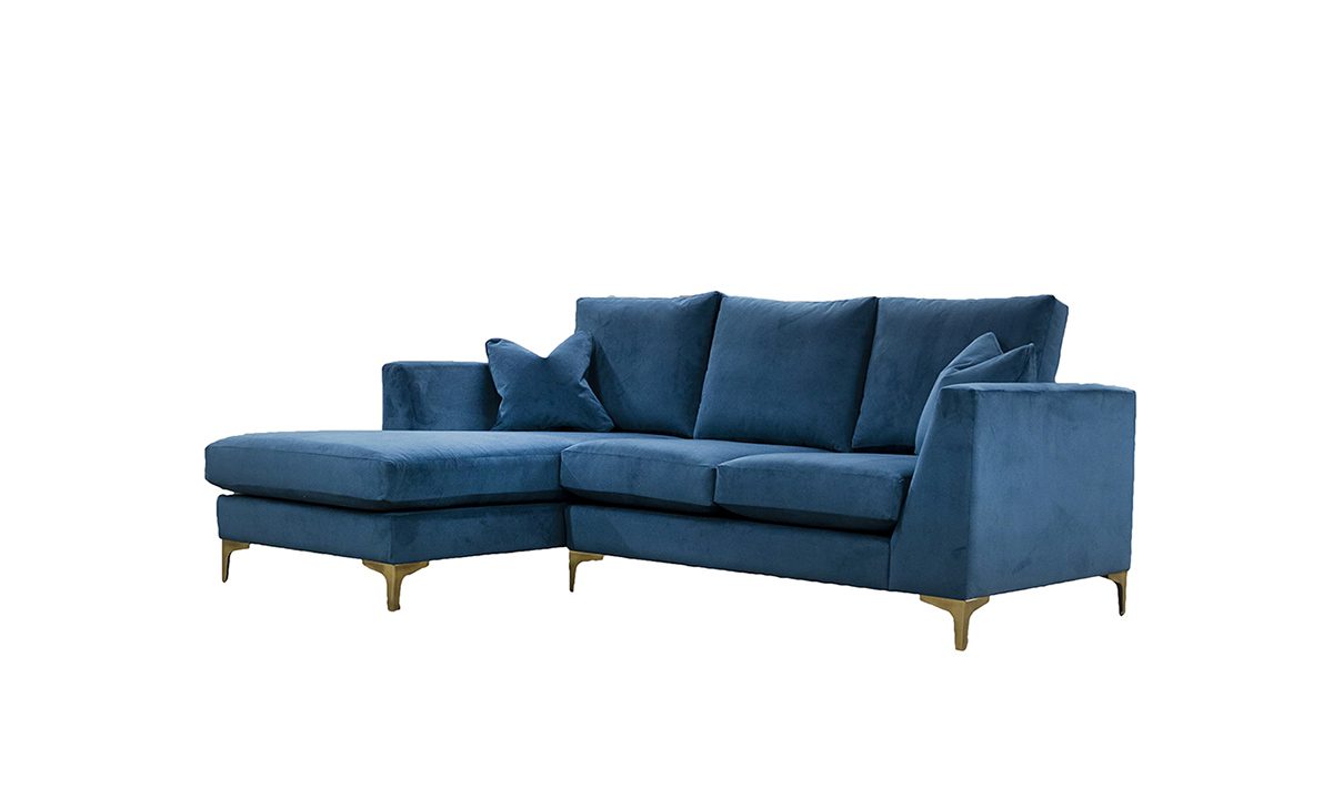 Baltimore 2 Seater Longer Sofa in Plush Teal - 518102