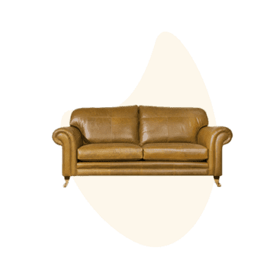 Leather Louis 3 Seater Sofa