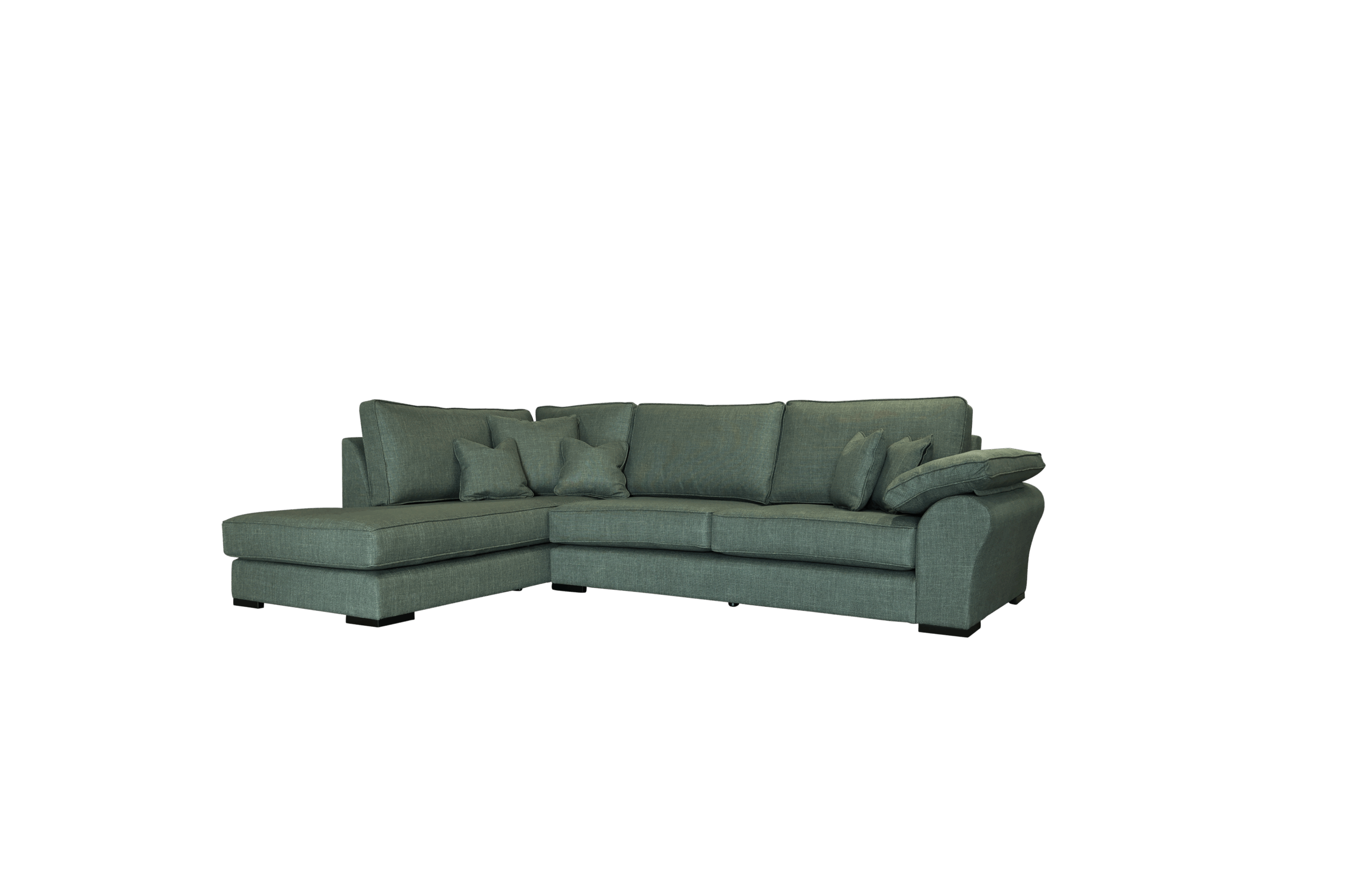 Atlas Chaise Sofa in Edgar Khaki