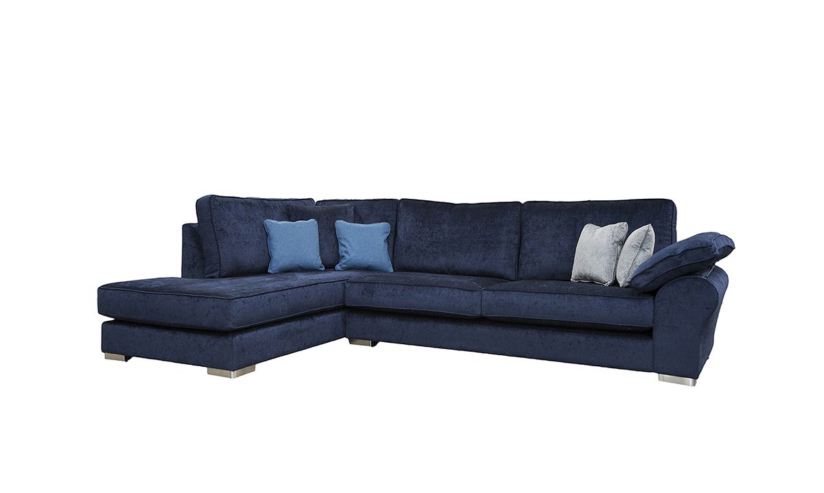 Atlas Chaise Sofa in Edinburgh Carbon