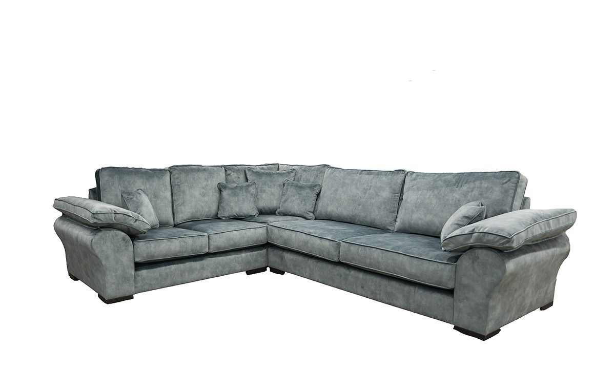 Atlas Corner Sofa in Lovely Aqua