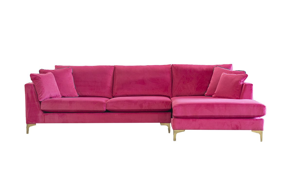 Baltimore 3 Seater Lounger in Plush Peony 