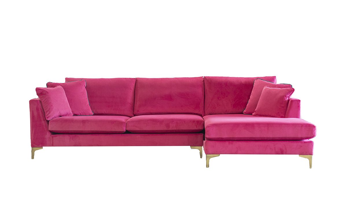 Baltimore 3 Seater Lounger in Plush Peony - 521648