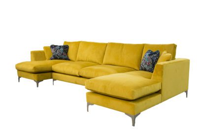Bespoke Baltimore Longer Sofa in Plush Turmeric