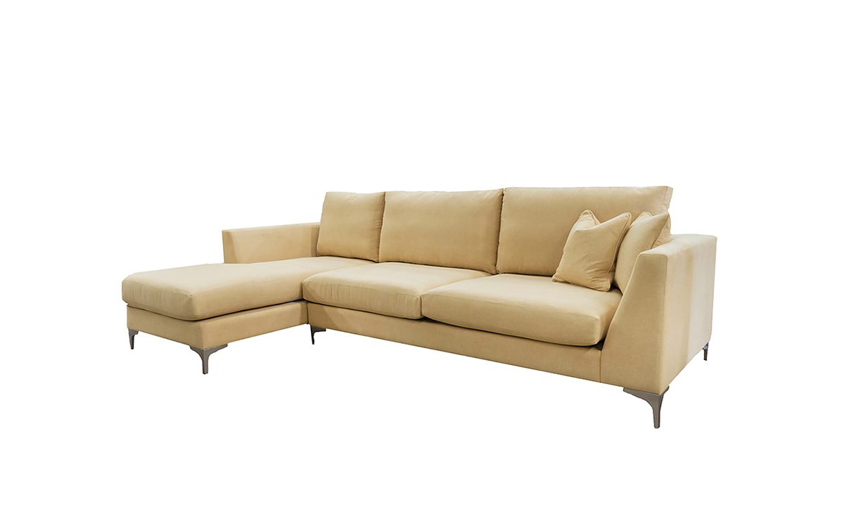 Baltimore 3 Seater Longer Sofa in Comfy Flaxin