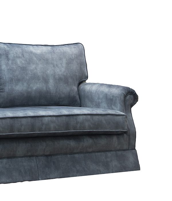 Clare 4ft6 Sofabed Side Open in Lovely Atlantic, Gold Collection Fabric.JPG