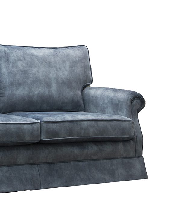 Clare 4ft6 Sofabed Side Open in Lovely Atlantic, Gold Collection Fabric.JPG