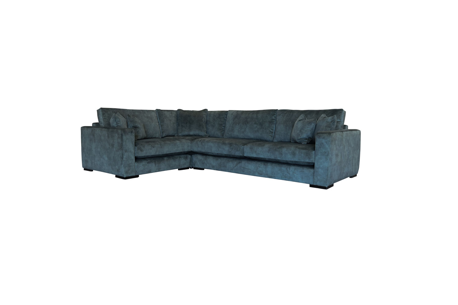 Collins Corner Sofa in Lovely Jade