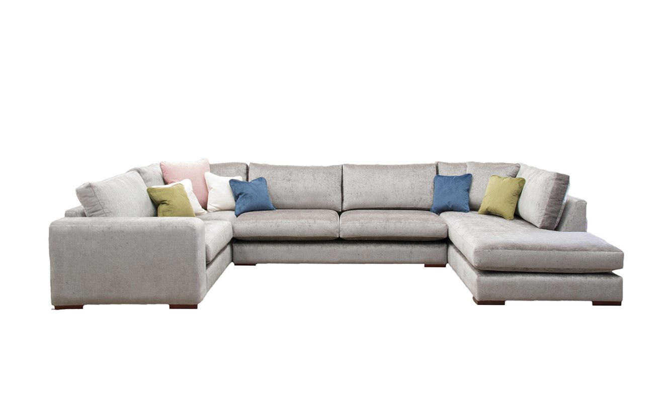 Colorado Corner Chaise Sofa in Edinburgh Truffle