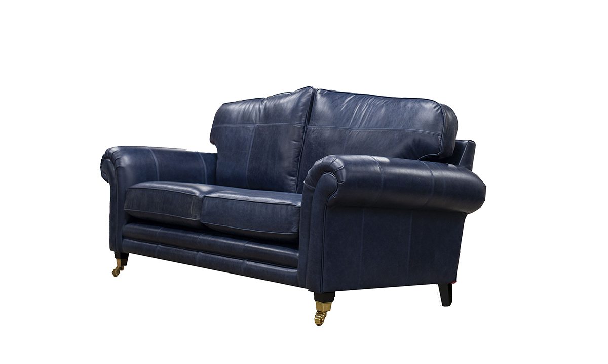 Leather Louis 3 Seater 