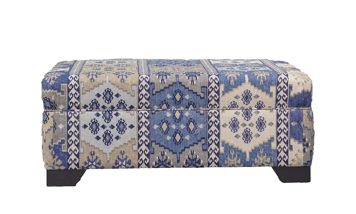 Monroe Footstool in Discontinued Fabric