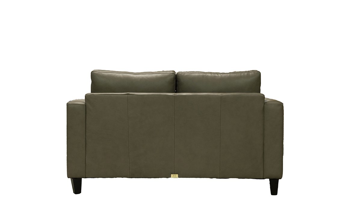 Leather Solo 2 Seater Sofa, Chelsea Dark Olive - 520976