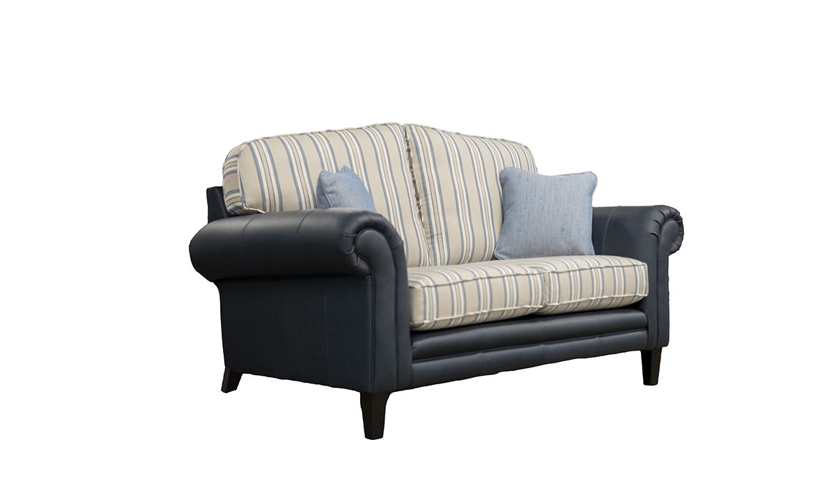 Eloise 2 Seater in Volkan Stripe Nordic & Origin Lapis - 521114