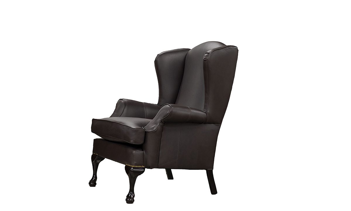 Queen Anne Chair in Chelsea Intense Chestnut - 406314