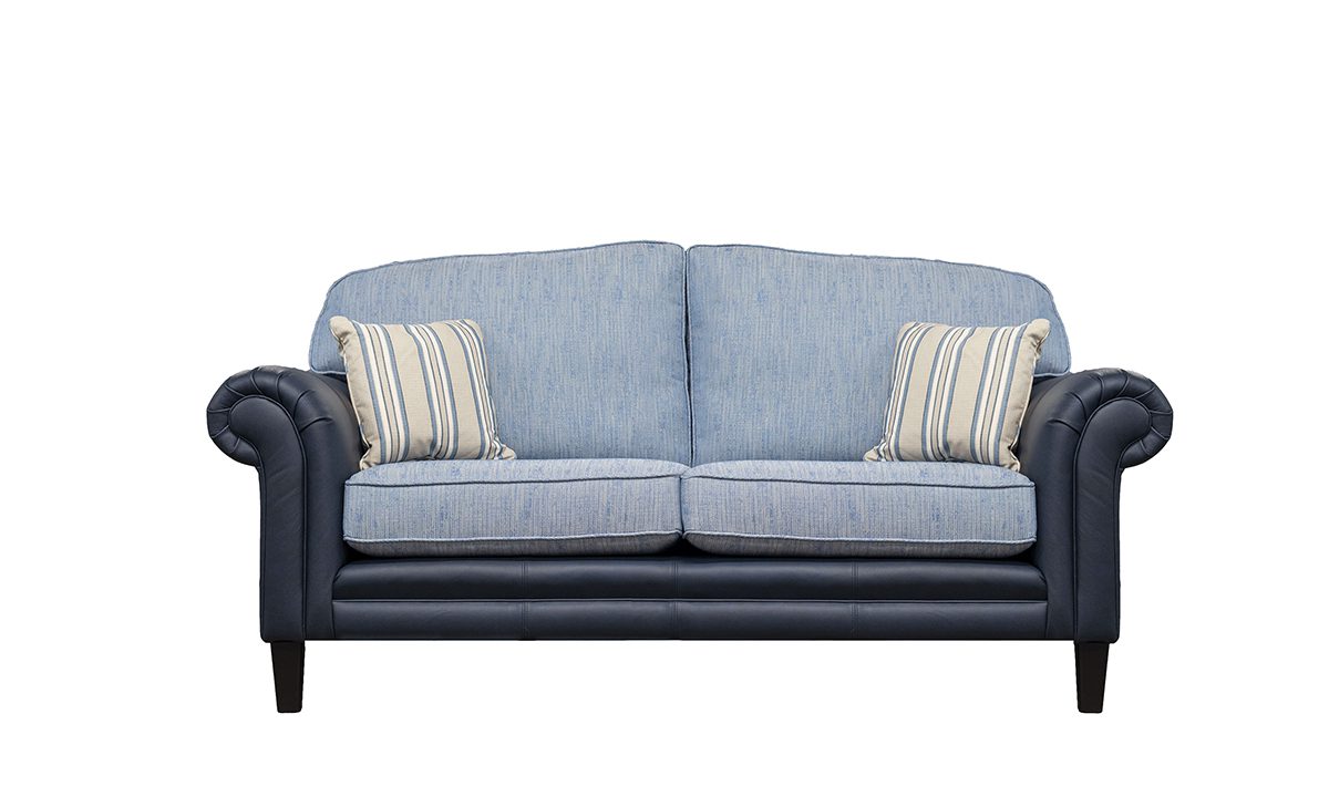 Eloise 3 Seater in Volkan Plain Nordic & Origin Lapis - 521114