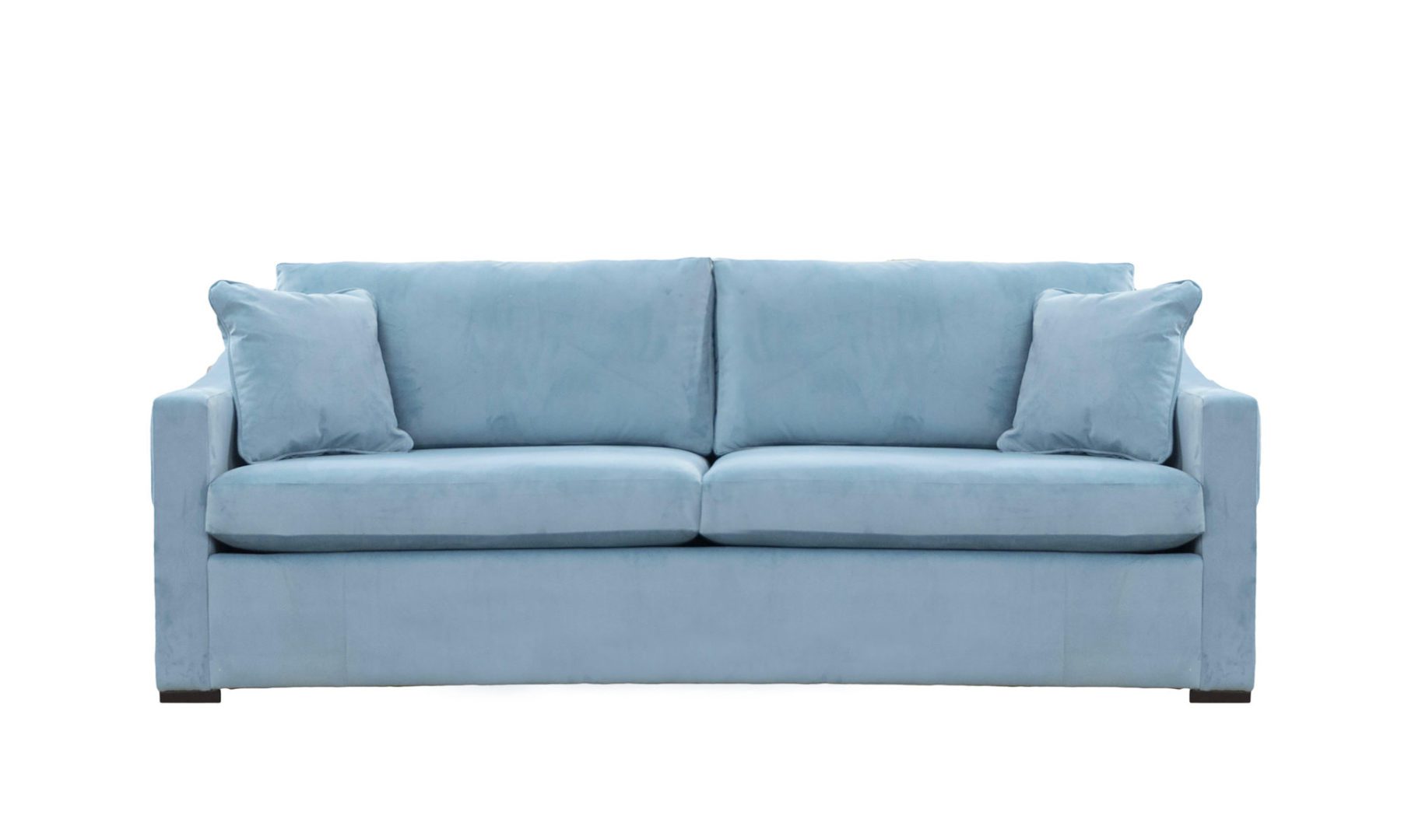 Hudson 5ft Sofa Bed Plush Airforce