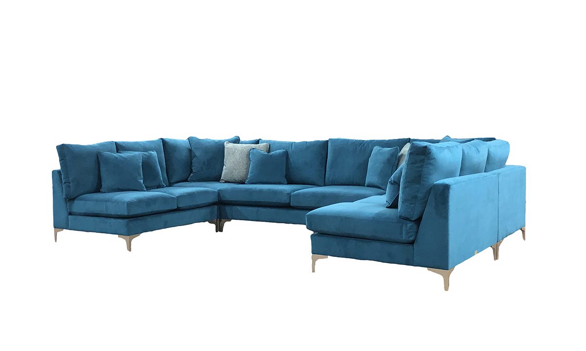 Baltimore Corner Sofa in Plush Mallard