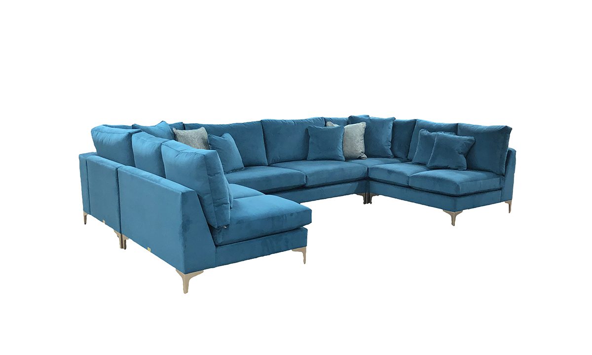 Baltimore Corner Sofa in Plush Mallard