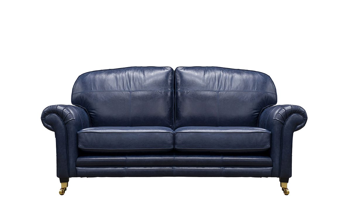 Leather Louis 3 Seater 