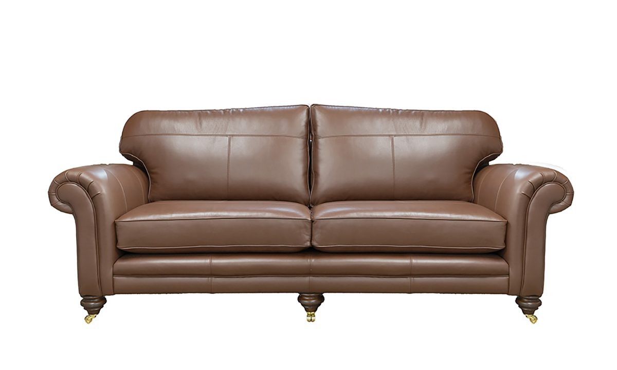 Leather Louis Grand Sofa 