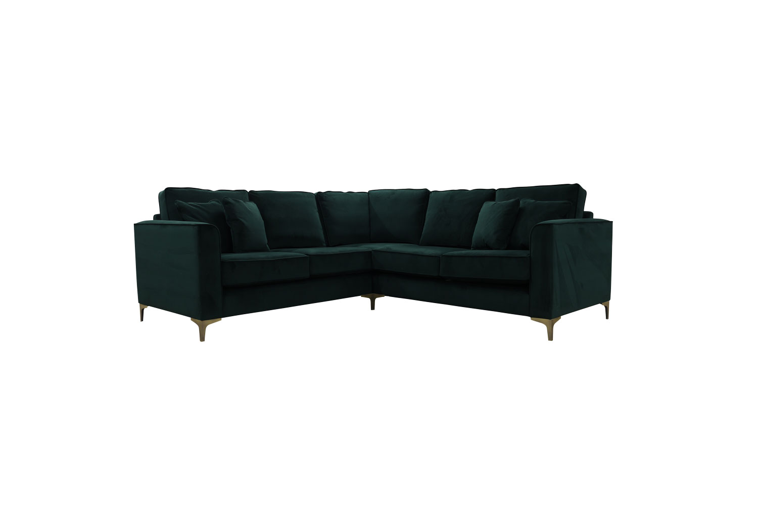 Logan Corner Sofa in Plush Hunter