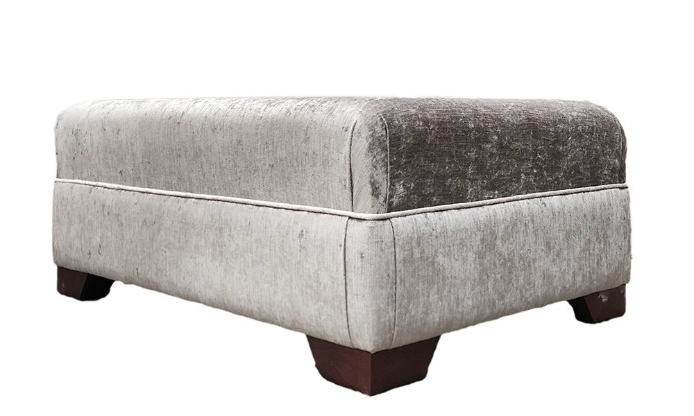 Monroe Footstool Edinburgh Truffle