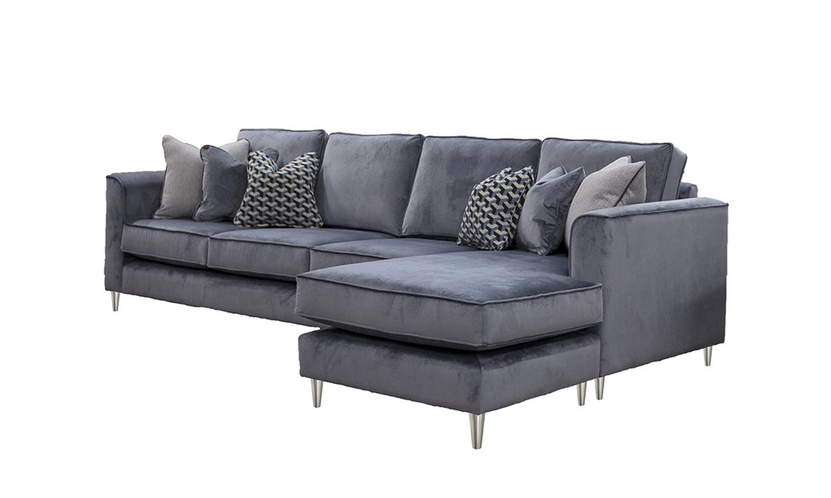 Nolan 4 Seater Chaise End Sofa Fabric now Discontinued 
