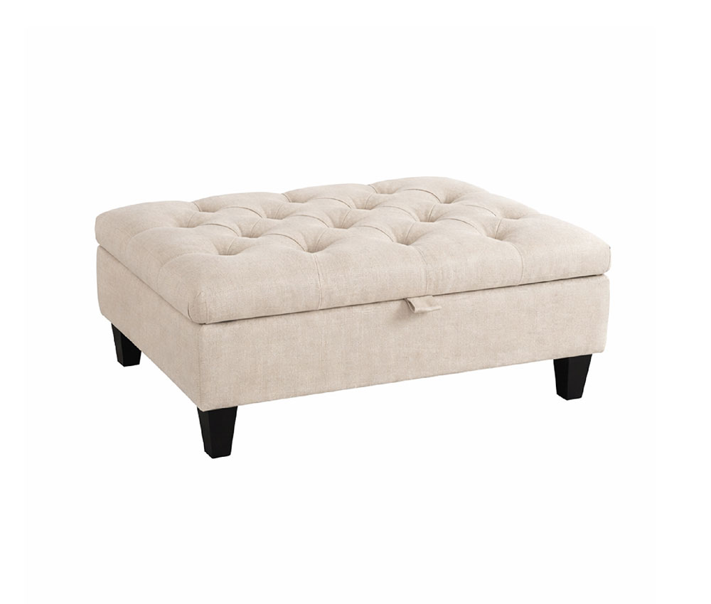 Ottogrand Deep Button Storage Footstool