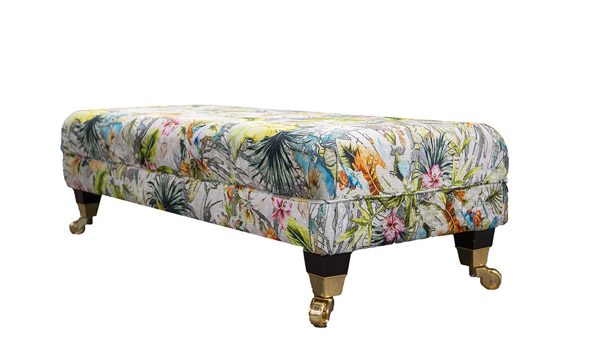 Ottolong Footstool Fabric now Discontinued 
