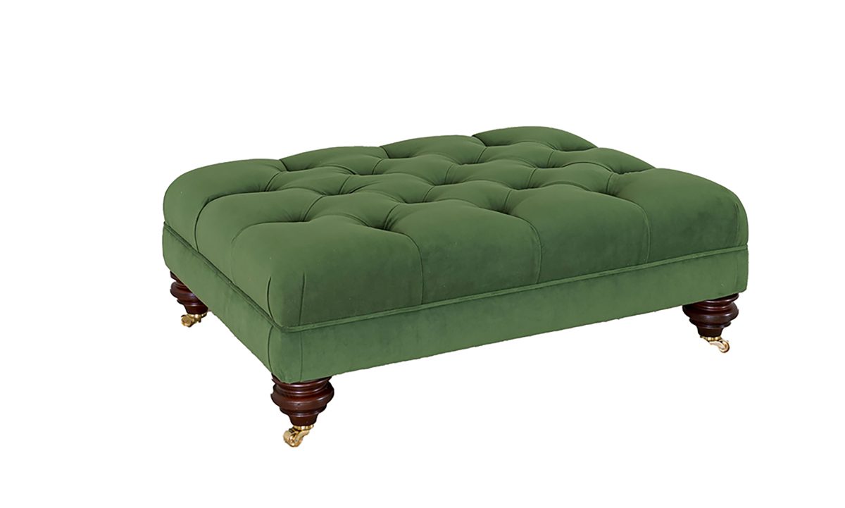 Ottoman, Plush Vine