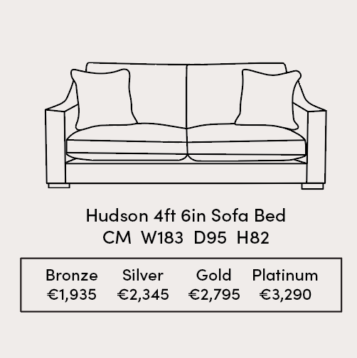 Hudson 4ft 6in Sofa Bed Specification