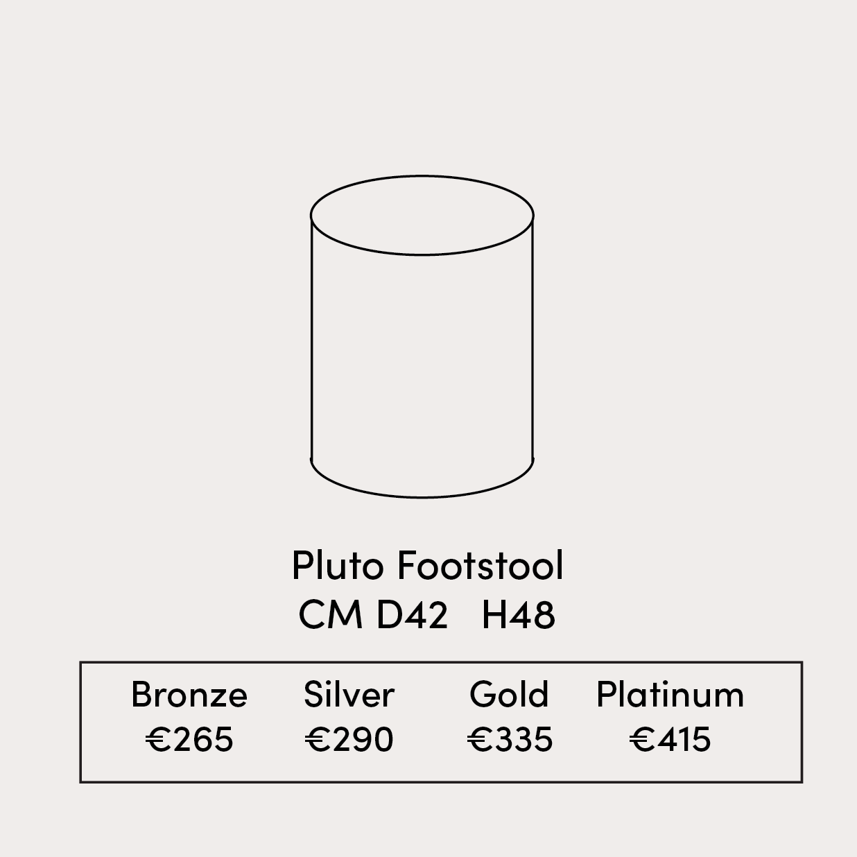 Pluto Footstool