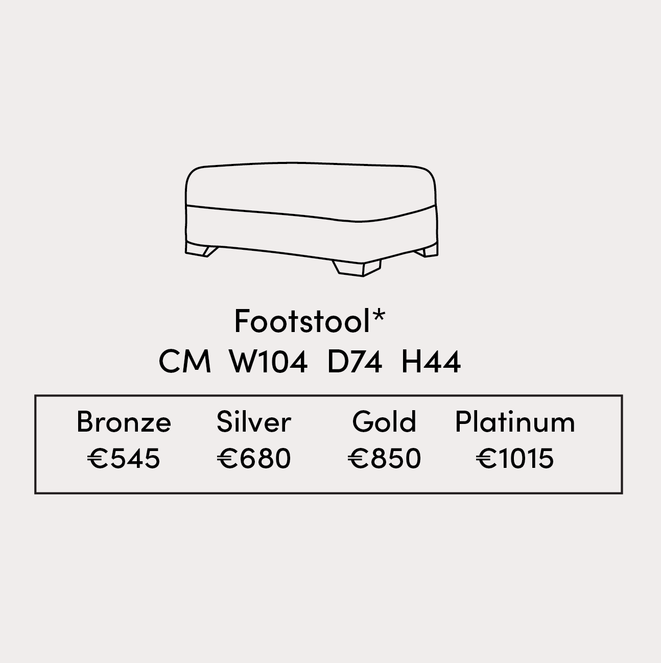 Monroe Footstool