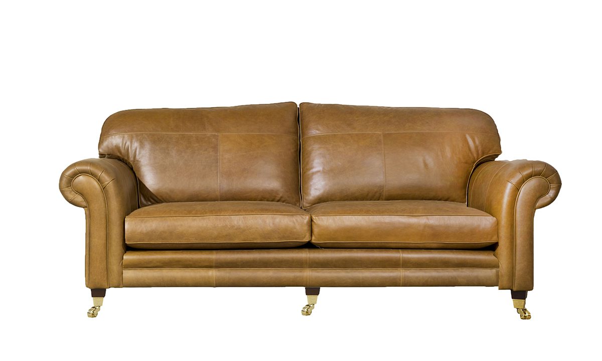 Leather Louis Grand Sofa 
