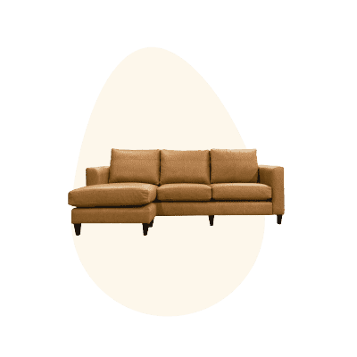 Leather Solo 3 Seater Chaise End