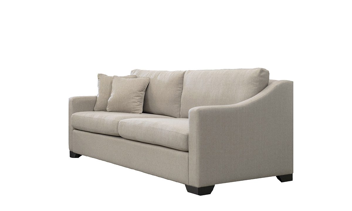 Hudson 3 Seater Sofa Aosta Linen