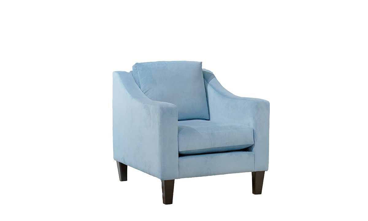 Heidi Chair in Plush Airforce